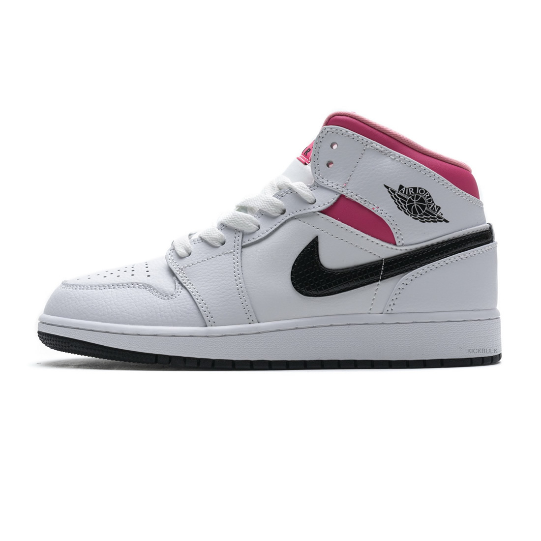 Nike Air Jordan 1 Mid White Black Hyper Pink 555112 106 1 - www.kickbulk.org