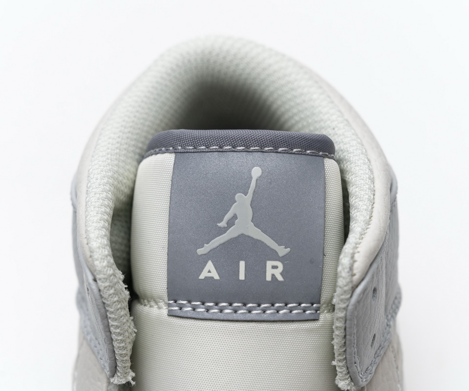 Nike Air Jordan 1 Mid Light Bone Grey Fog 852542 003 10 - www.kickbulk.org
