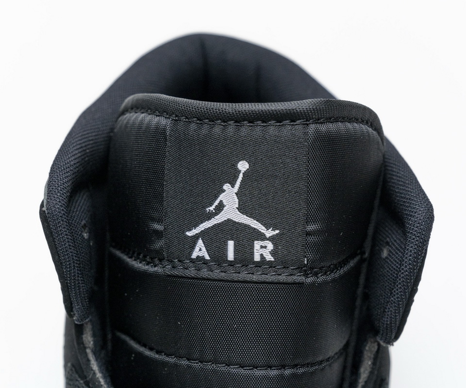 Nike Air Jordan 1 Mid Gs White Black Grey 852542 012 10 - www.kickbulk.org