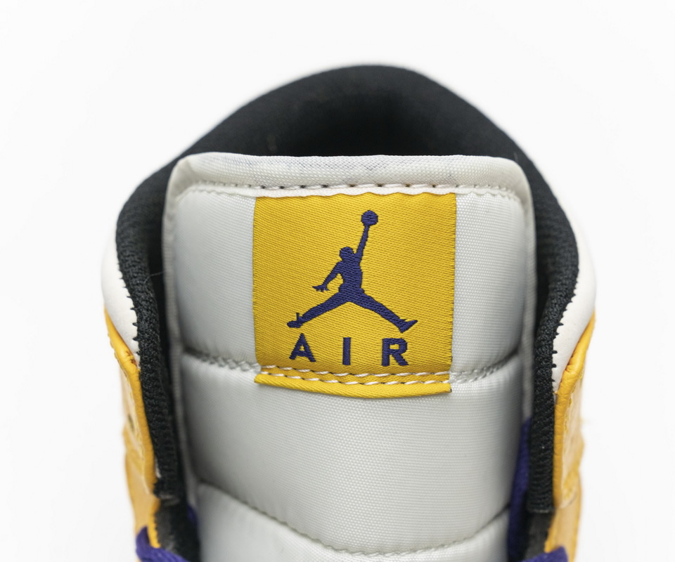 Nike Air Jordan 1 Mid Lakers 852542 700 12 - www.kickbulk.org