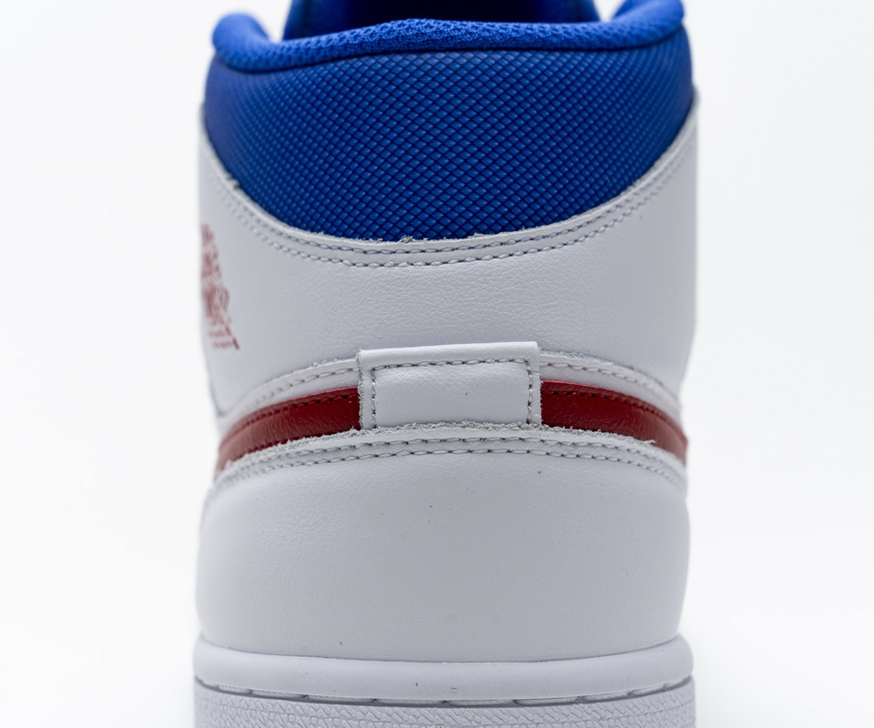 Nike Air Jordan 1 Mid Se White Blue Red Bq6472 164 17 - www.kickbulk.org