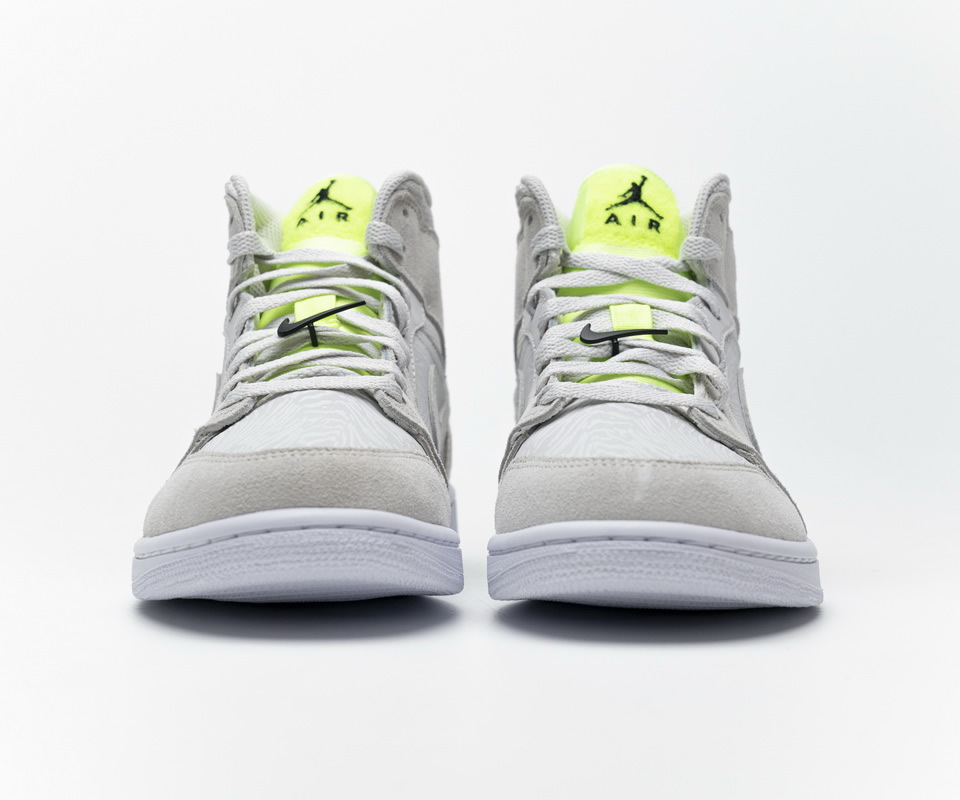 Nike Air Jordan 1 Grey Ghost Green Cv3018  001 6 - www.kickbulk.org