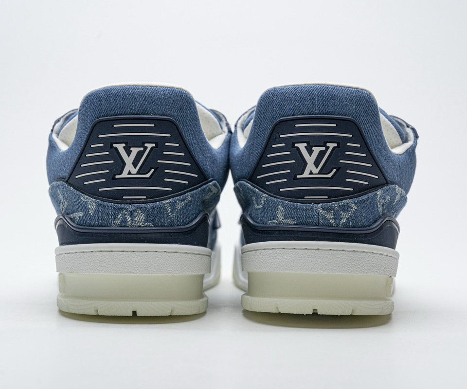 Louis Vuitton Blue Denim Trainer Sneaker 7 - www.kickbulk.org