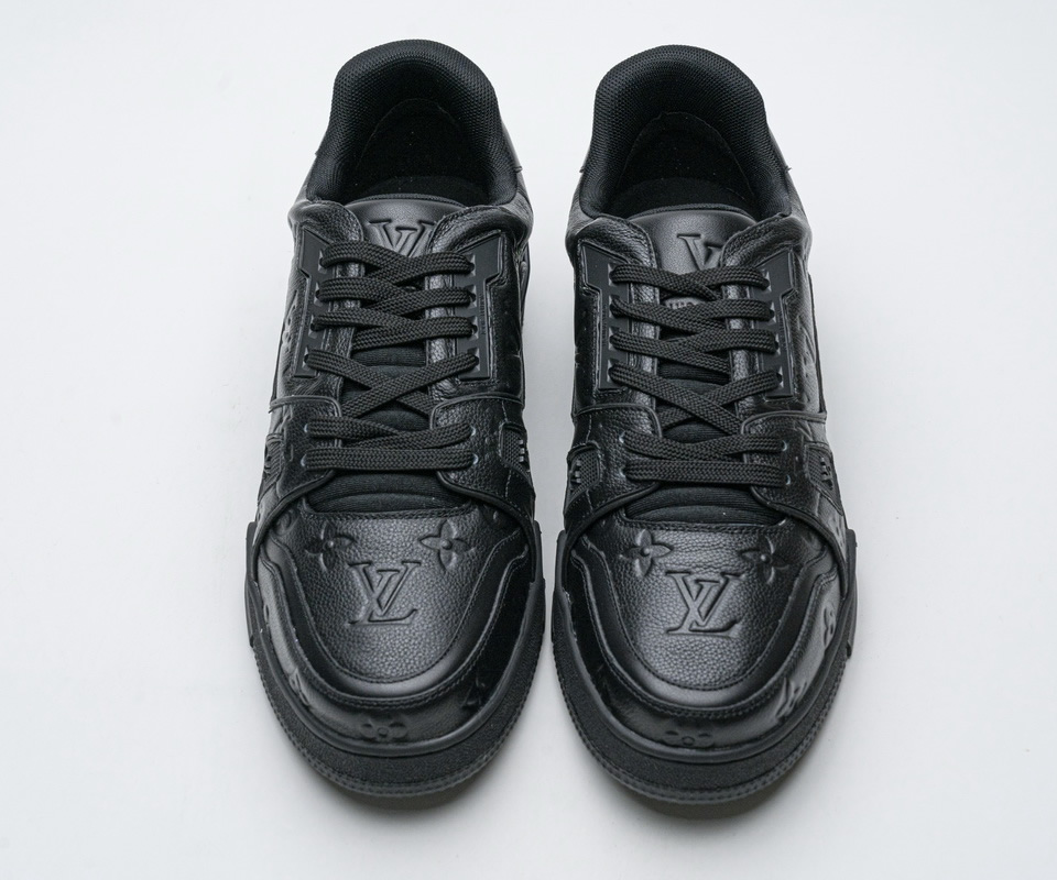 Louis Vuitton 20ss Trainer Black Sneaker 2 - www.kickbulk.org