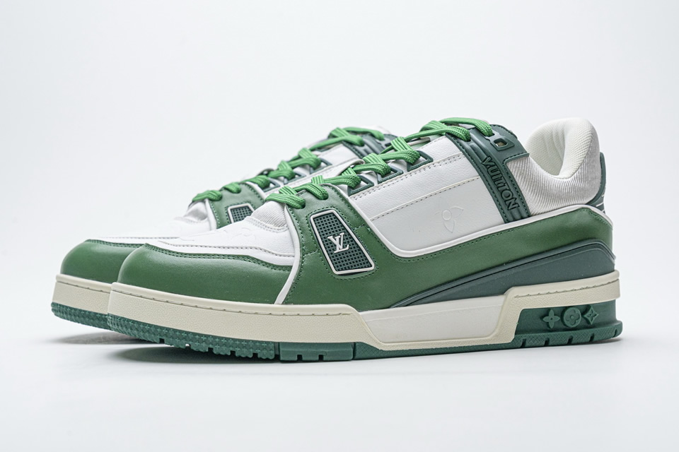 Louis Vuitton 20ss Trainer Green Casual Shoes 5 - www.kickbulk.org