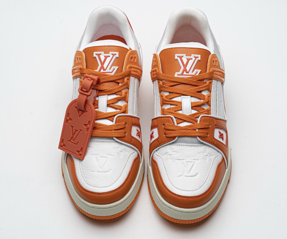 Louis Vuitton 20ss Trainer Orange Casual Shoes 2 - www.kickbulk.org