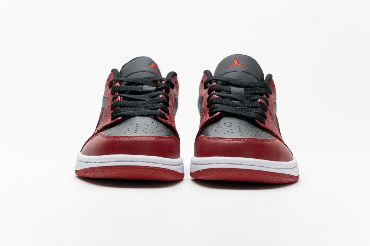 Nike Air Jordan 1 Gs Low Reverse Bred 553558 606 10 - www.kickbulk.org