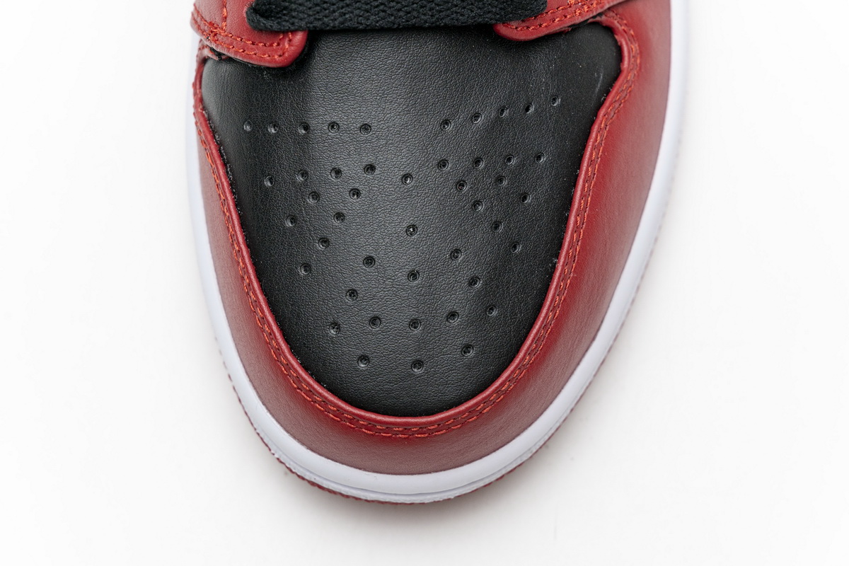 Nike Air Jordan 1 Gs Low Reverse Bred 553558 606 19 - www.kickbulk.org