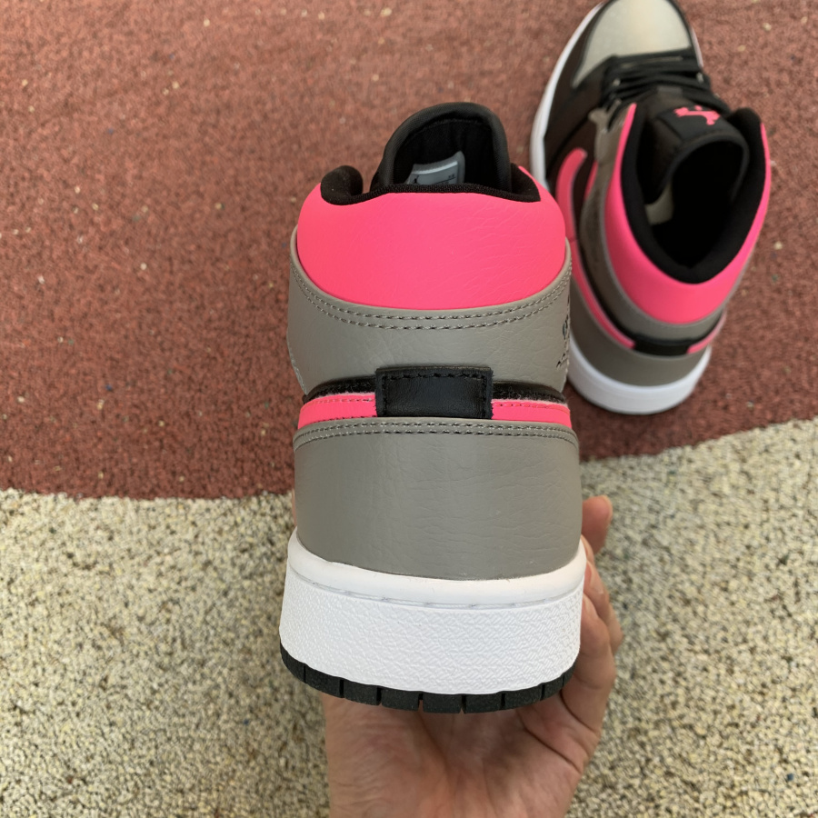 Nike Air Jordan 1 Mid Pink Shadow 554724 059 12 - www.kickbulk.org
