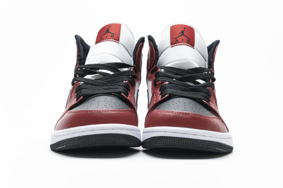 Nike Air Jordan 1 Mid Gs Chicago Black Toe 554725 069 13 - www.kickbulk.org