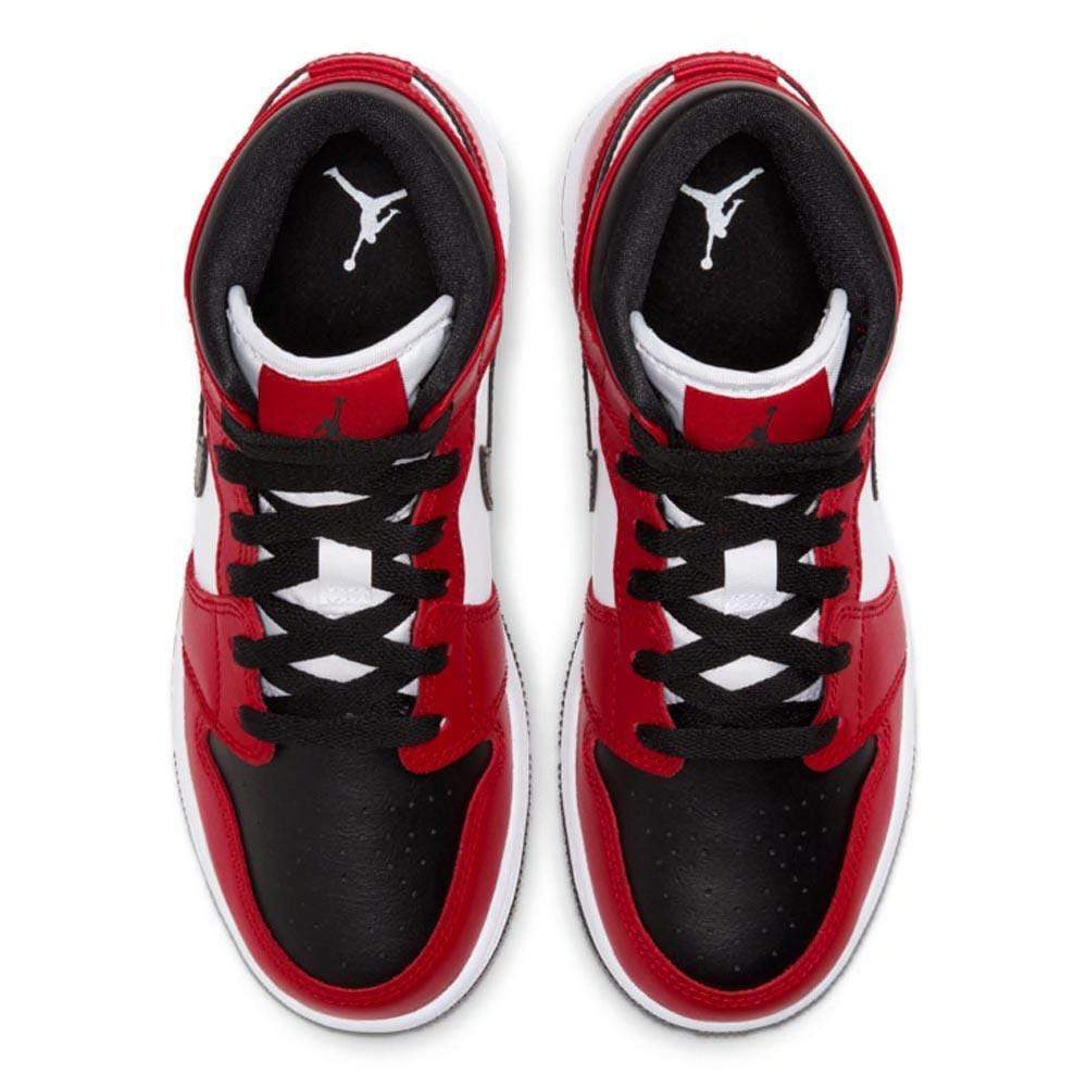 Nike Air Jordan 1 Mid Gs Chicago Black Toe 554725 069 4 - www.kickbulk.org