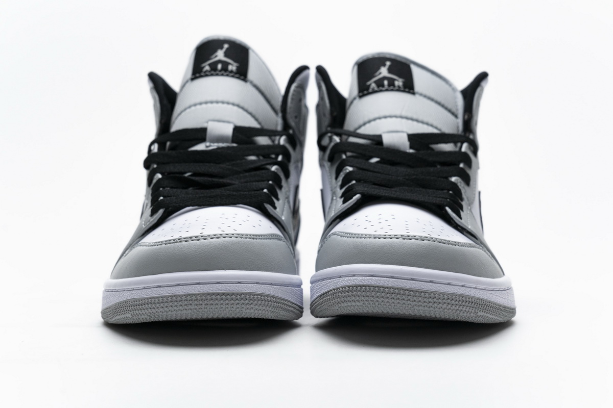 Nike Air Jordan 1 Mid Gs Light Smoke Grey 554725 092 13 - www.kickbulk.org