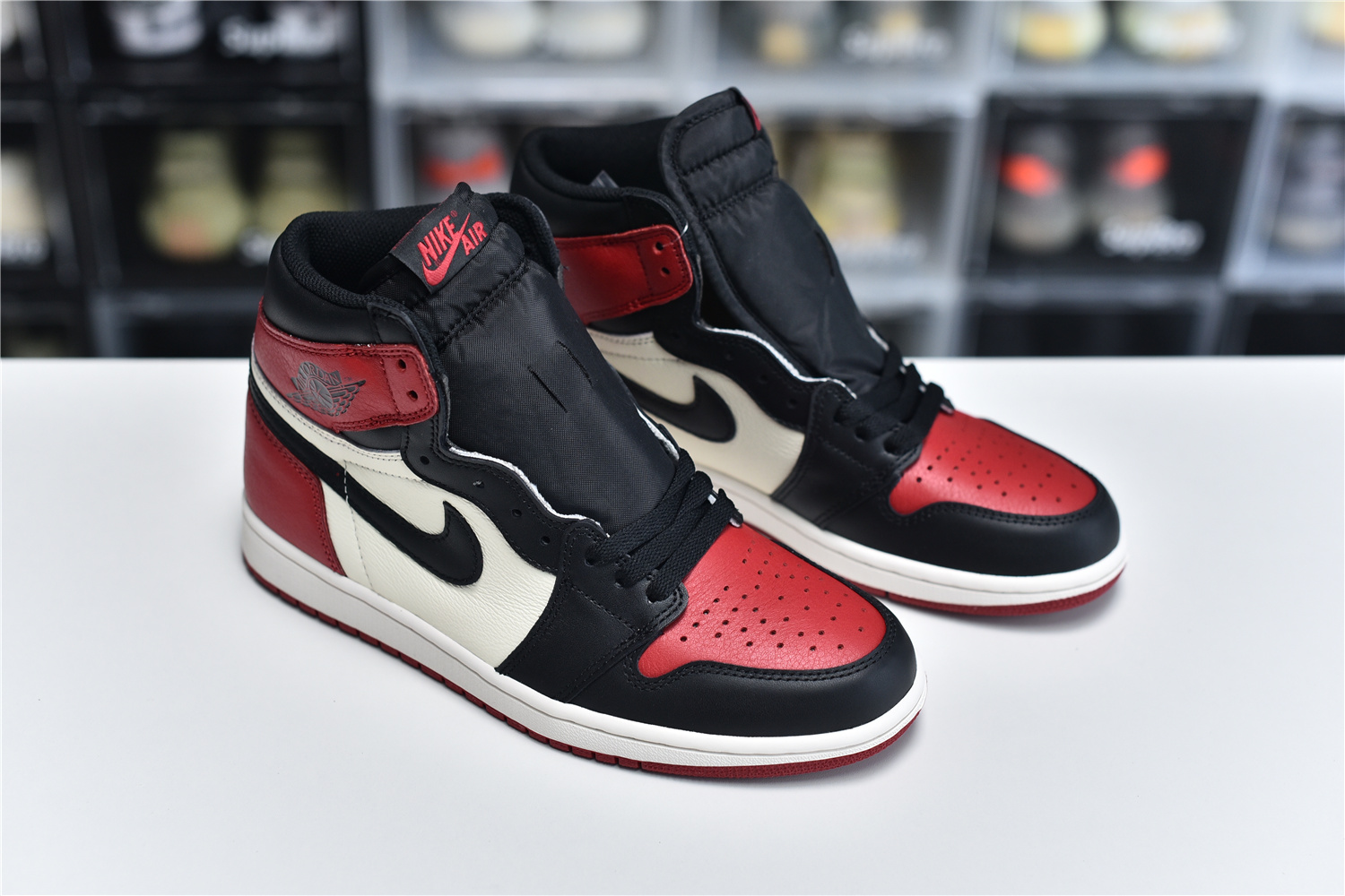 Nike Air Jordan 1 Retro High Og Red Black White Men Sneakers 555088 610 Kickbulk 9 - www.kickbulk.org