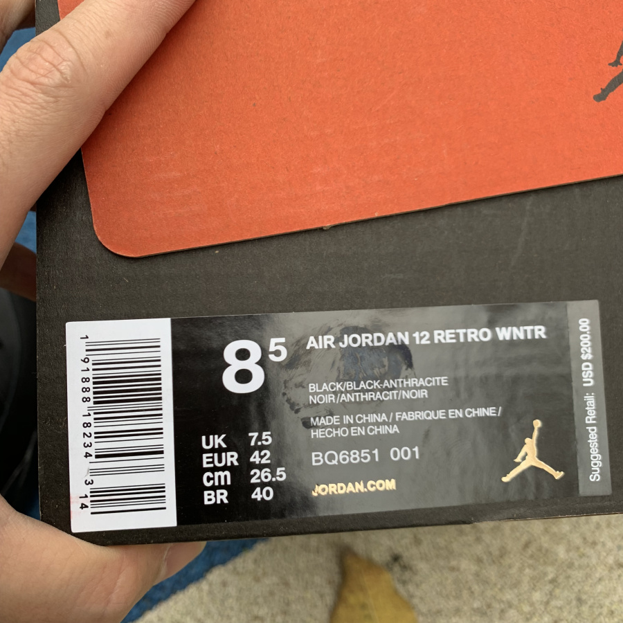 Nike Air Jordan 12 Winterized Triple Black 2018 Price Bq6851 001 19 - www.kickbulk.org