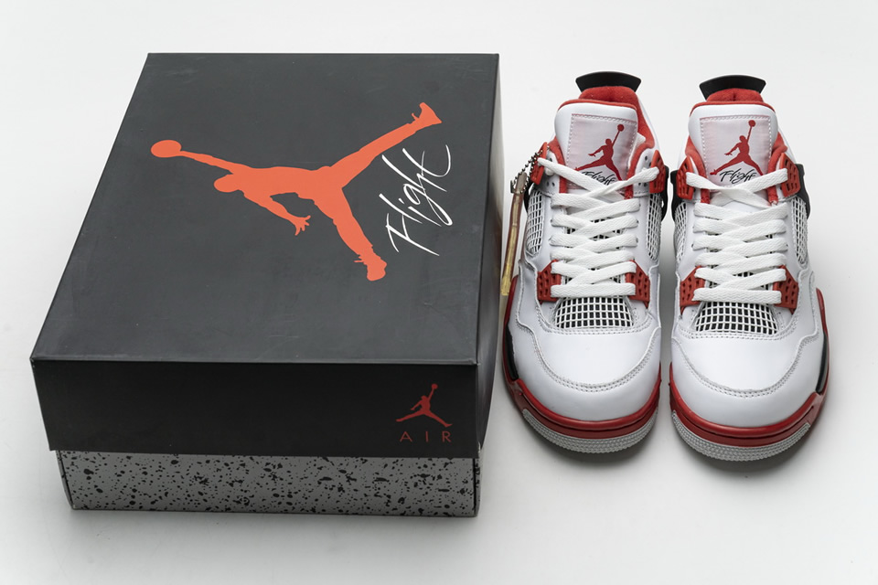 Nike Air Jordan 4 Retro Fire Red 308497 110 8 - www.kickbulk.org