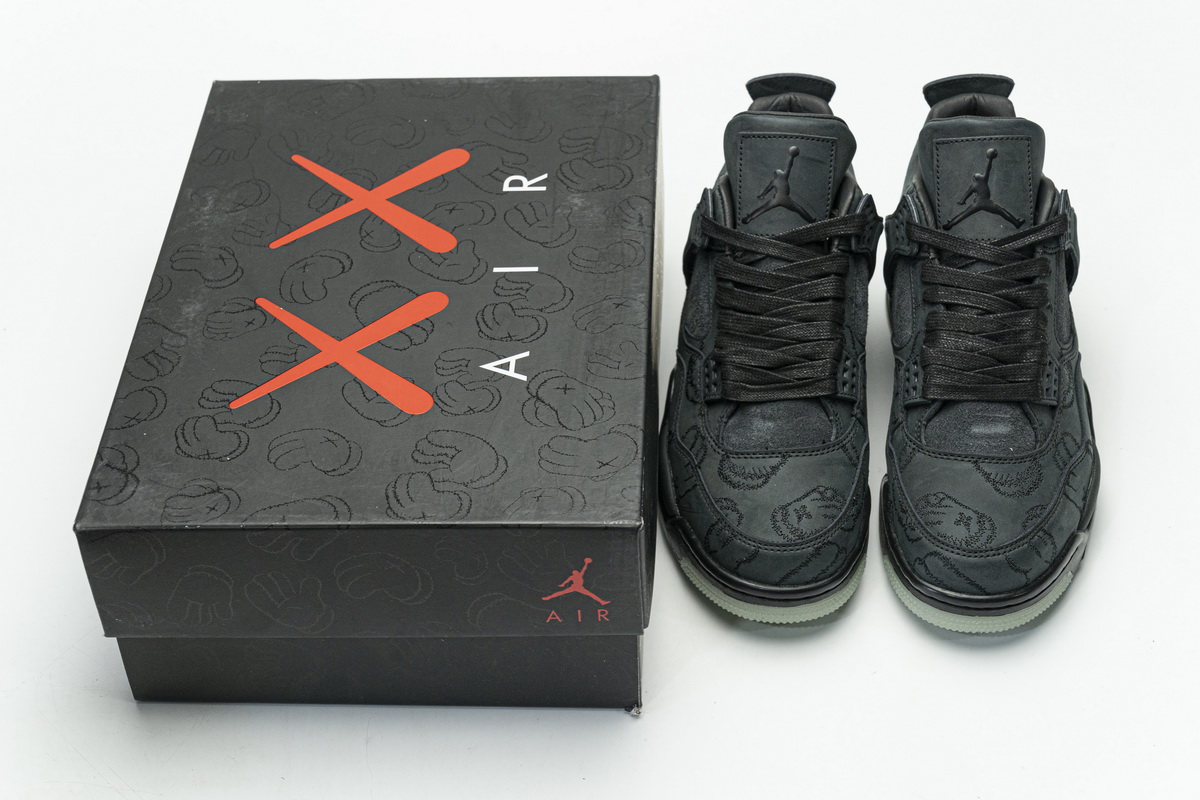 Nike Air Jordan 4 Retro Kaws Black 930155 001 4 - www.kickbulk.org