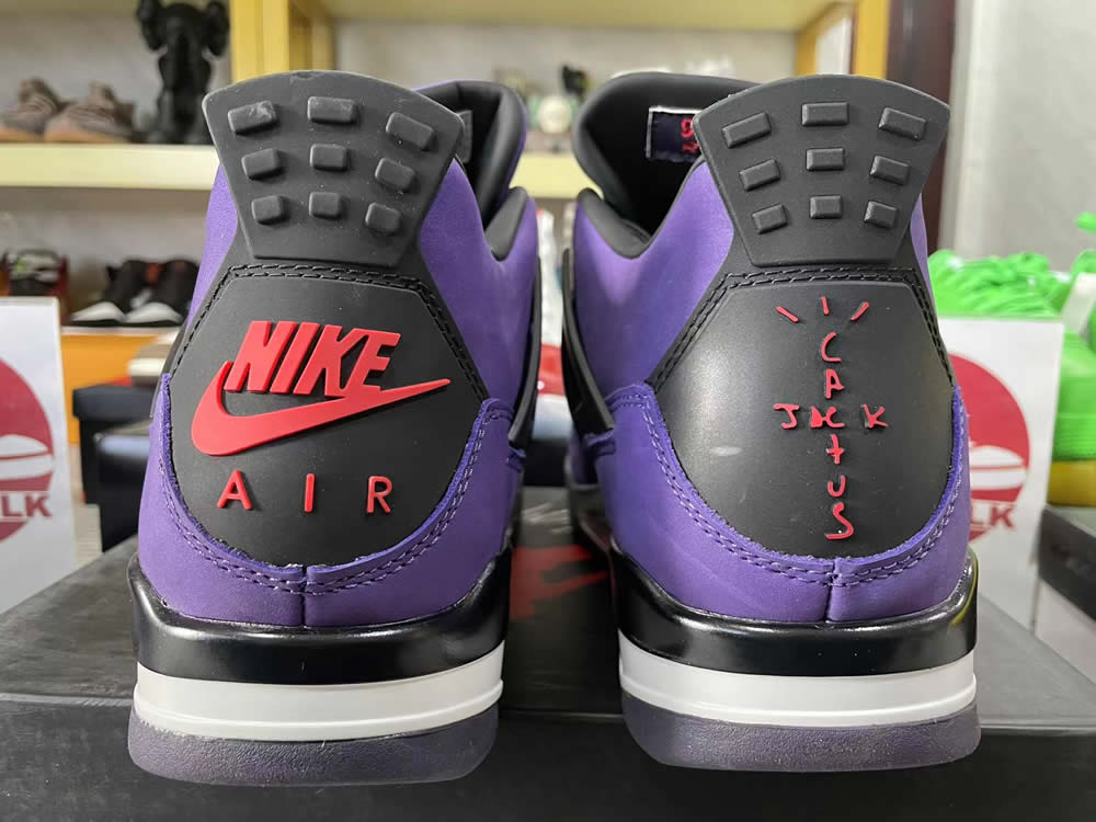 Travis Scott Air Jordan 4 Retro Purple Nike 766302 5 - www.kickbulk.org