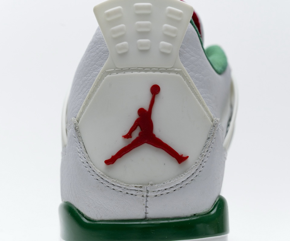 Nike Air Jordan 4 Retro White Green Red Aq3816 063 19 - www.kickbulk.org