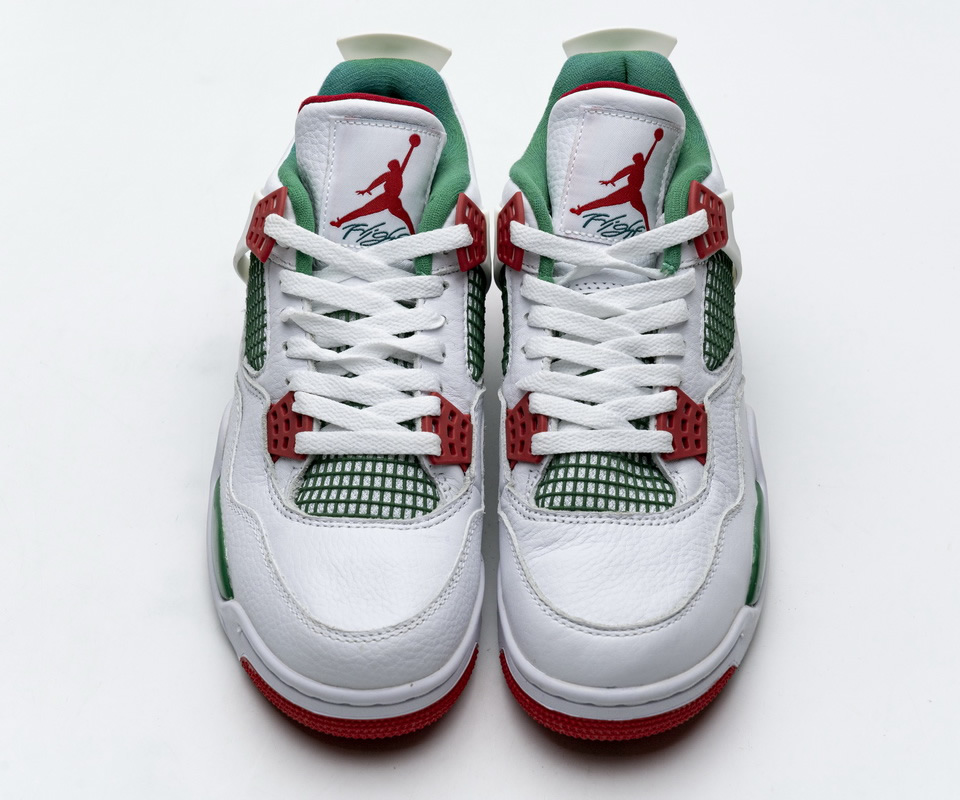 Nike Air Jordan 4 Retro White Green Red Aq3816 063 2 - www.kickbulk.org