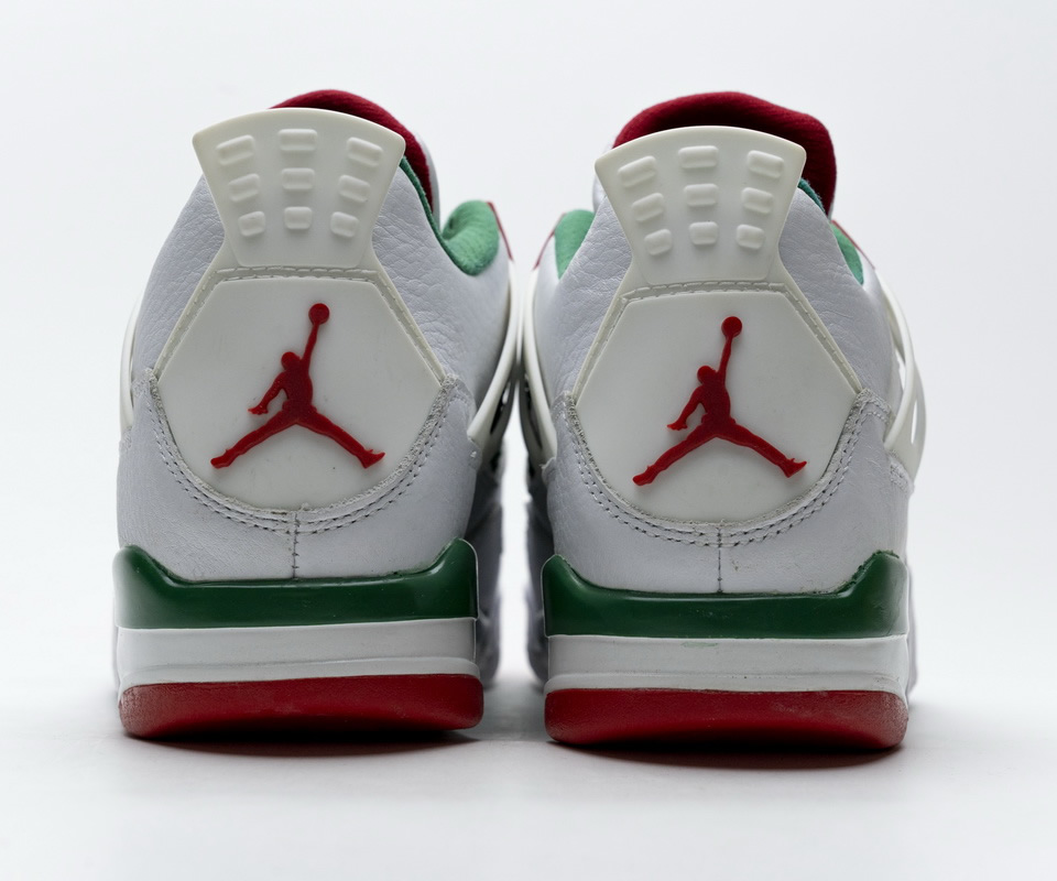 Nike Air Jordan 4 Retro White Green Red Aq3816 063 5 - www.kickbulk.org