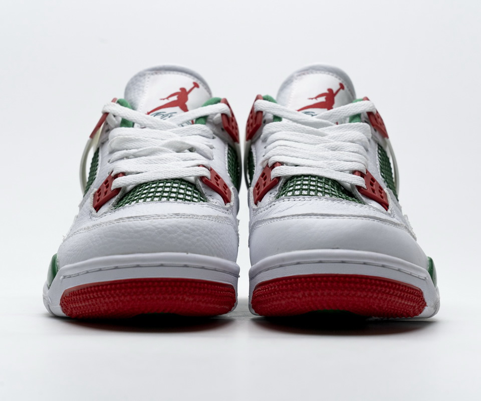 Nike Air Jordan 4 Retro White Green Red Aq3816 063 7 - www.kickbulk.org