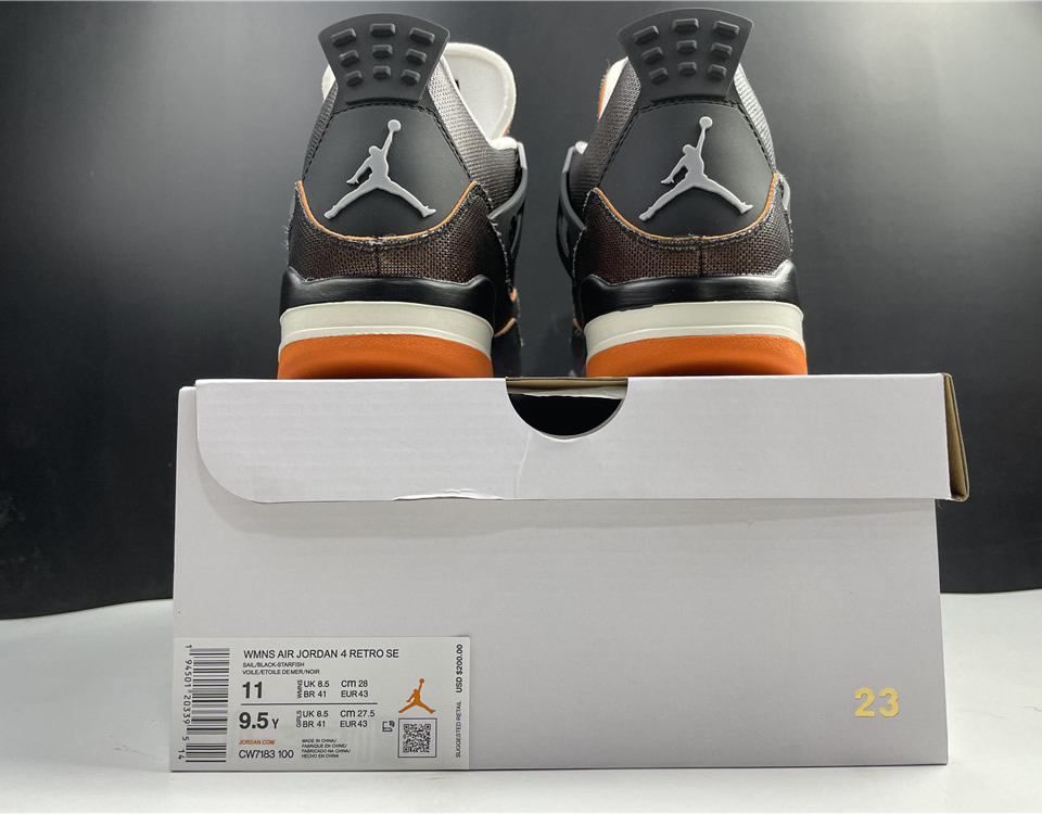 Nike Air Jordan 4 Retro Wmns Starfish Cw7183 100 11 - www.kickbulk.org