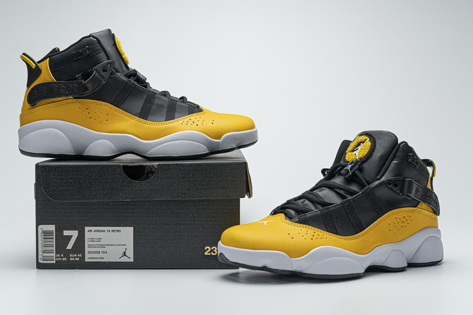 Nike Jordan 6 Rings Bg Basketball Shoes Yellow 322992 700 3 - www.kickbulk.org