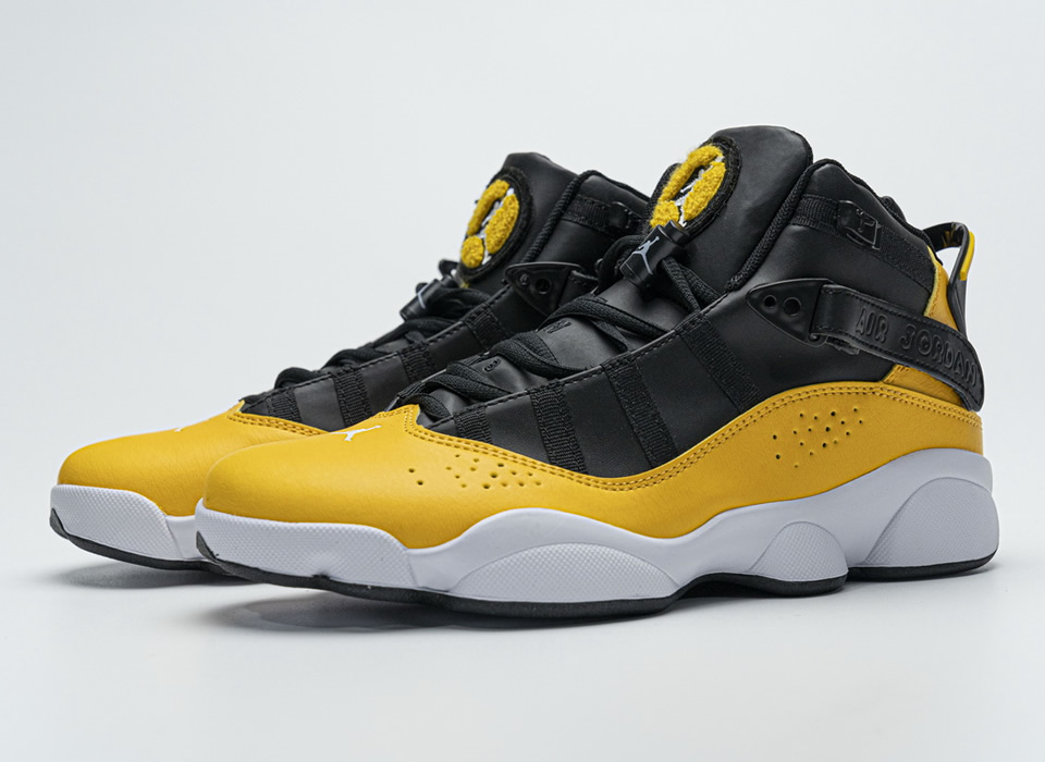 Nike Jordan 6 Rings Bg Basketball Shoes Yellow 322992 700 4 - www.kickbulk.org
