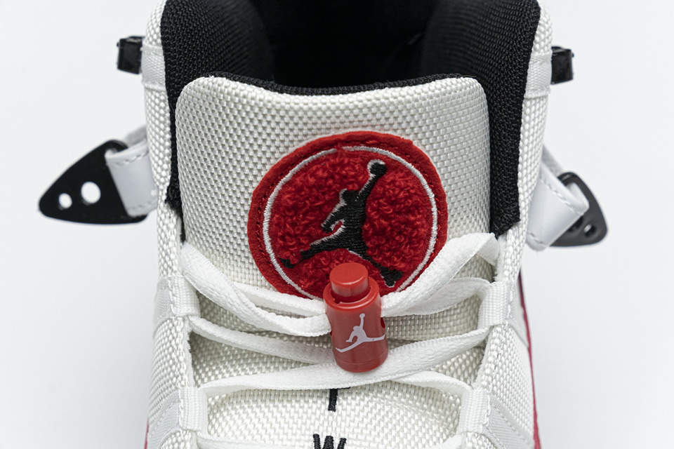 Nike Jordan 6 Rings Bg Basketball Shoes White Red Lifestyle 323419 120 10 - www.kickbulk.org