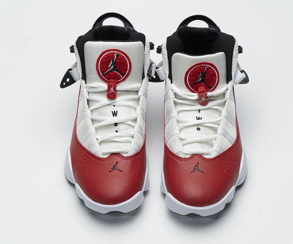 Nike Jordan 6 Rings Bg Basketball Shoes White Red Lifestyle 323419 120 2 - www.kickbulk.org
