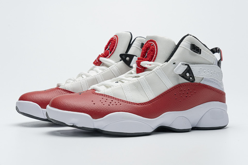 Nike Jordan 6 Rings Bg Basketball Shoes White Red Lifestyle 323419 120 4 - www.kickbulk.org