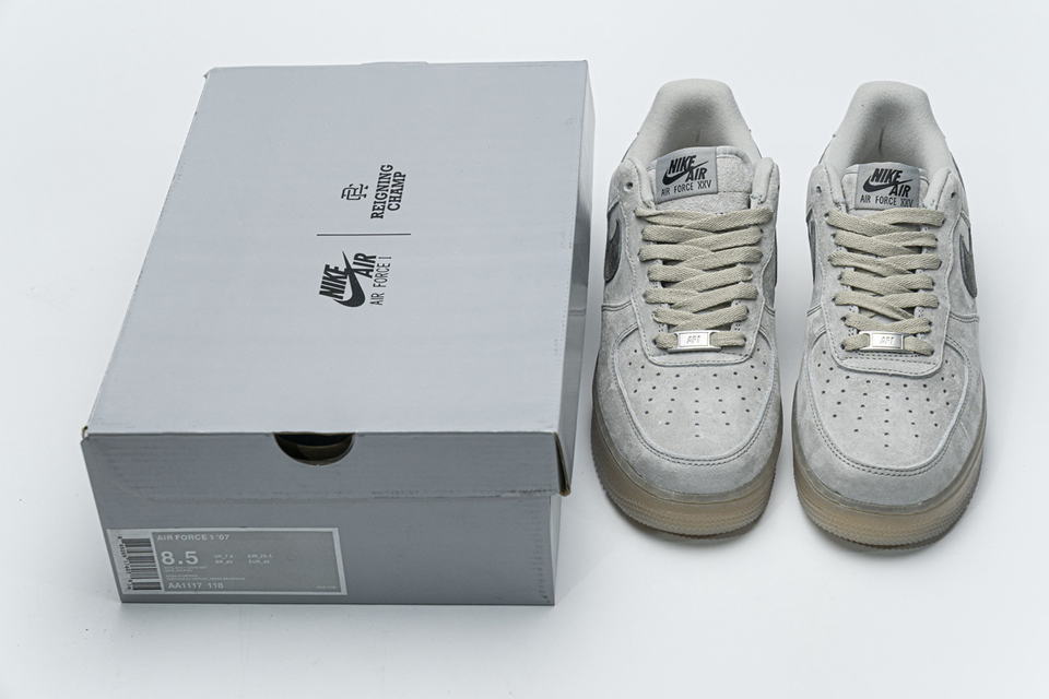 Reigning Champ Nike Air Force 1 Low Suede Light Grey Aa1117 118 6 - www.kickbulk.org