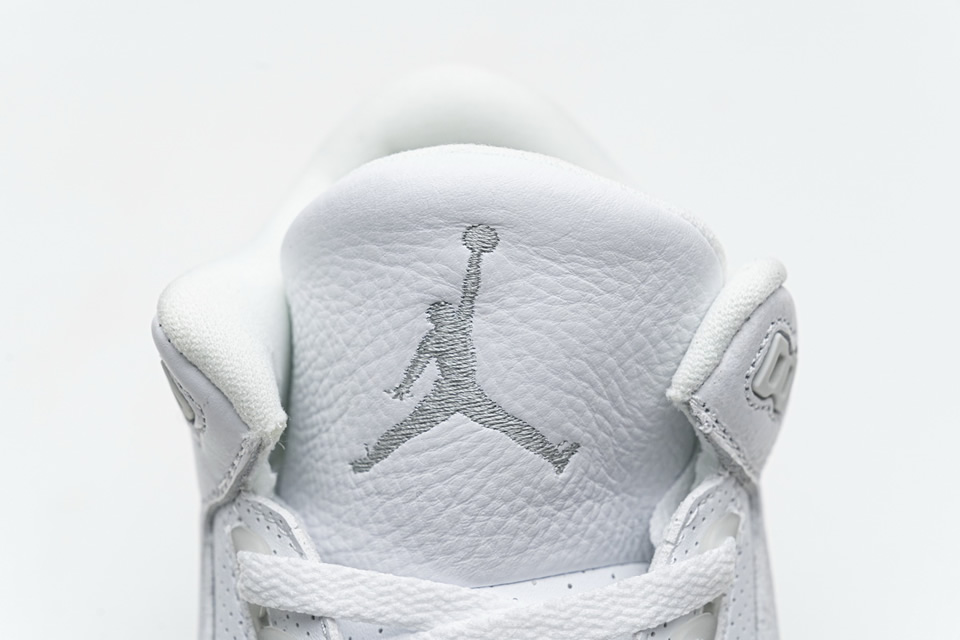 Nike Air Jordan 3 Retro Pure White 136064 111 10 - www.kickbulk.org