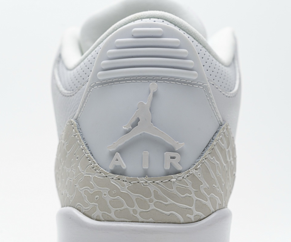 Nike Air Jordan 3 Retro Pure White 136064 111 16 - www.kickbulk.org