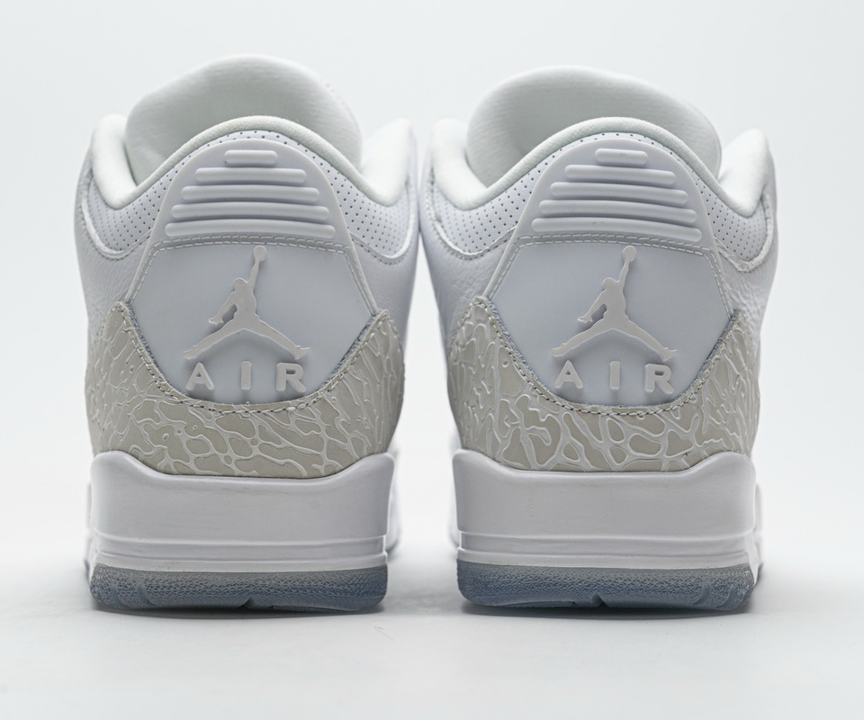 Nike Air Jordan 3 Retro Pure White 136064 111 7 - www.kickbulk.org