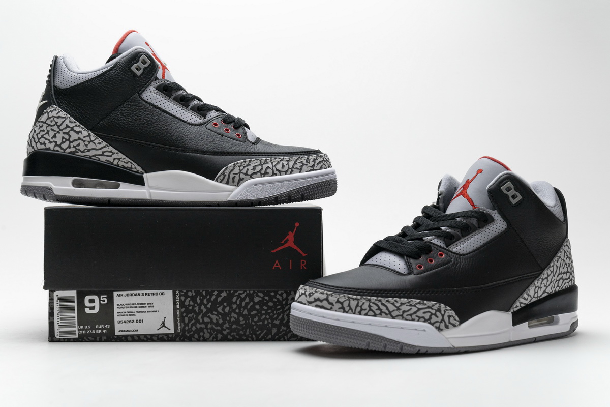 Nike Air Jordan 3 Black Cement 854262 001 6 - www.kickbulk.org