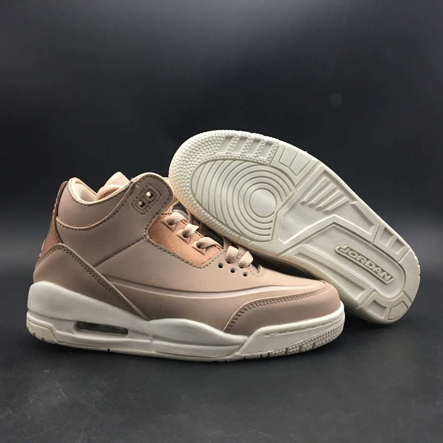 Nike Air Jordan 3 Particle Beige Se Rose Gold Womens Gs Size Ah7859 205 4 - www.kickbulk.org
