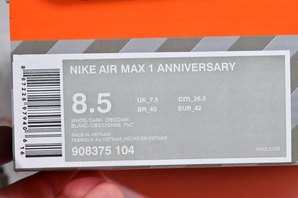 Nike Air Max 1 Og Anniversary Obsidian 908375 104 20 - www.kickbulk.org