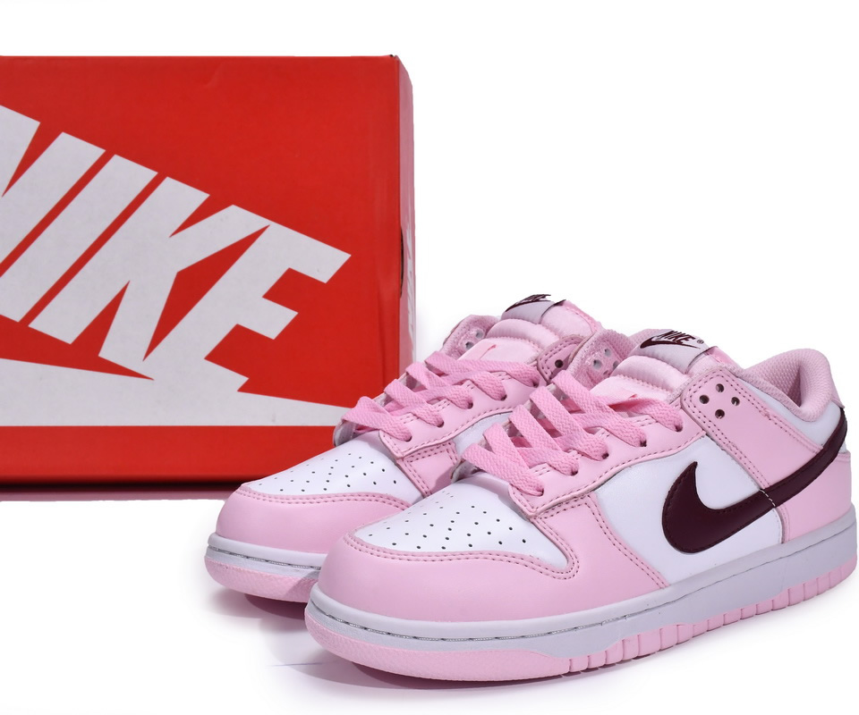 Nike Dunk Low Gs Pink Foam Cw1590 601 2 - www.kickbulk.org