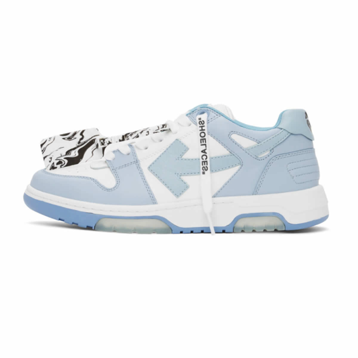 Off White White Blue Out Of Office Ooo Sneakers 222607m237012 1 - www.kickbulk.org
