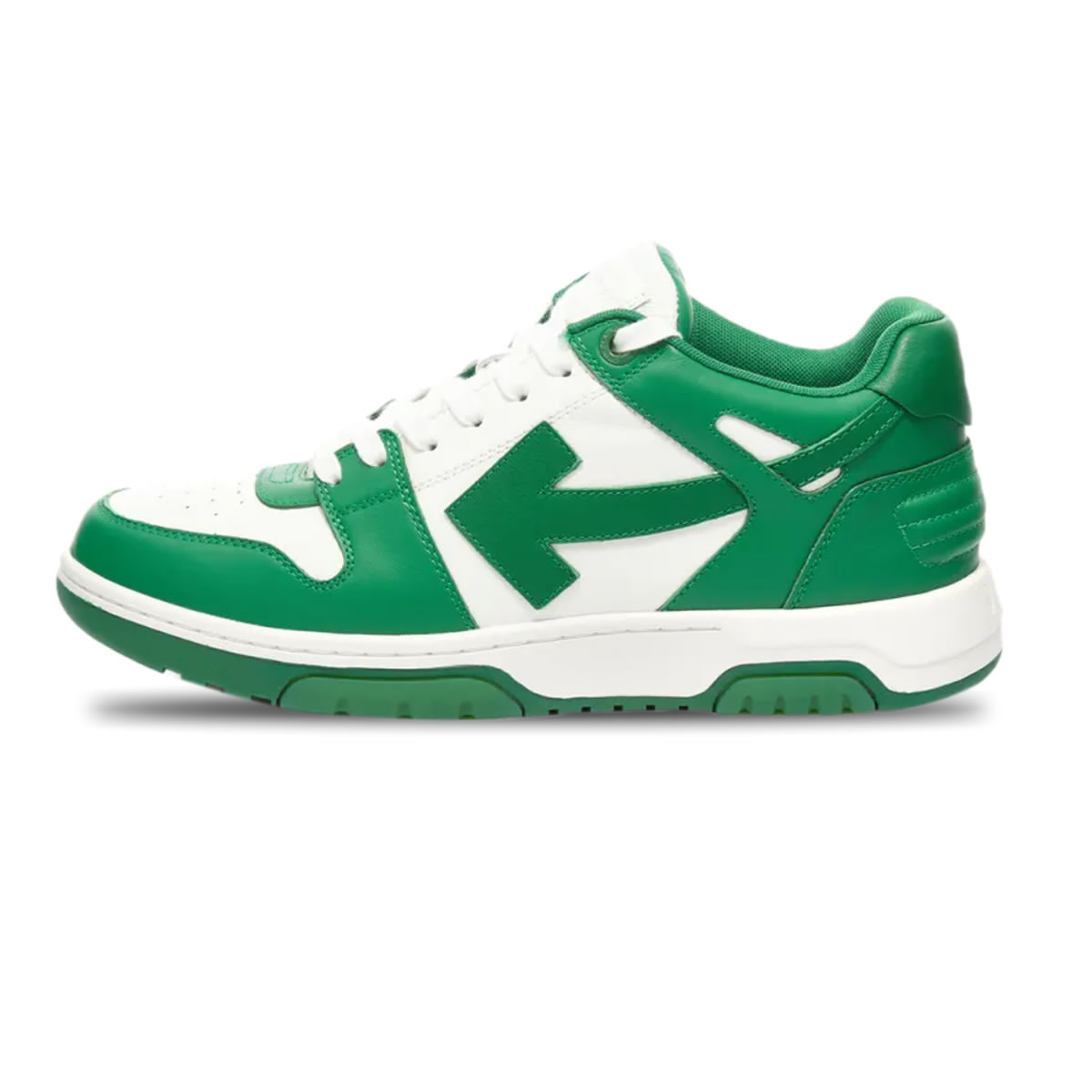 Off White White Green Out Of Office Ooo Sneakers 222607m237013 1 - www.kickbulk.org