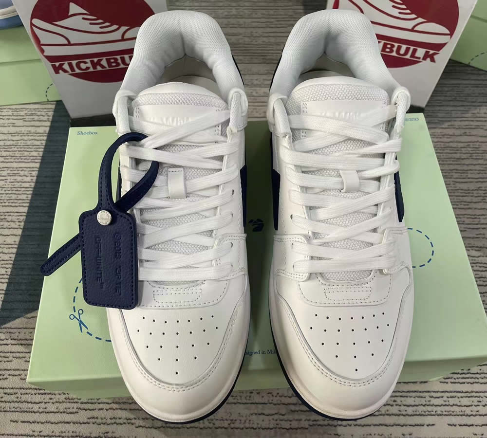 Off White White Navy Blue Out Of Office Ooo Sneakers 222607m237014 2 - www.kickbulk.org