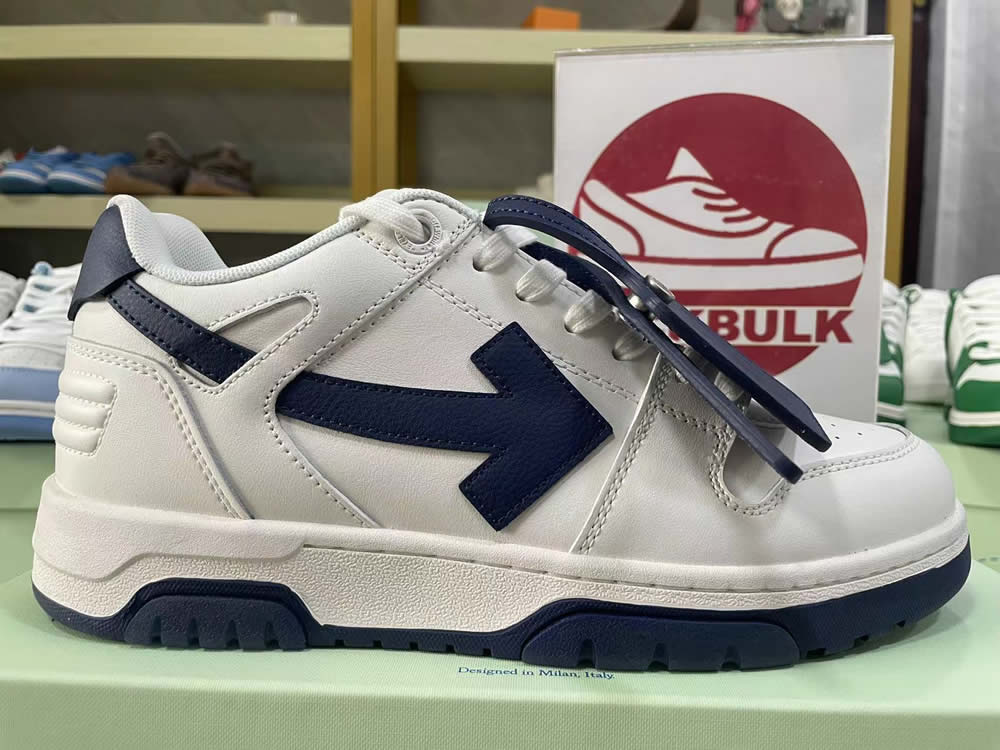 Off White White Navy Blue Out Of Office Ooo Sneakers 222607m237014 5 - www.kickbulk.org