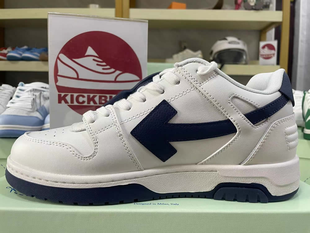 Off White White Navy Blue Out Of Office Ooo Sneakers 222607m237014 6 - www.kickbulk.org