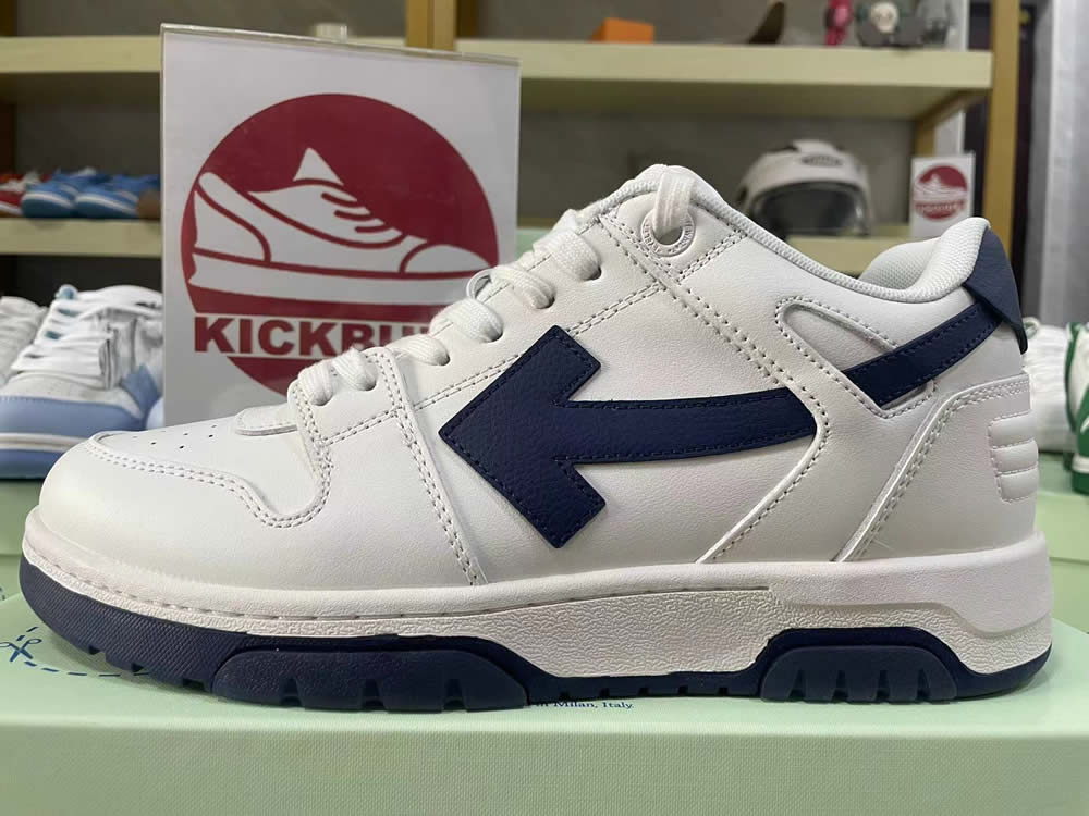 Off White White Navy Blue Out Of Office Ooo Sneakers 222607m237014 7 - www.kickbulk.org