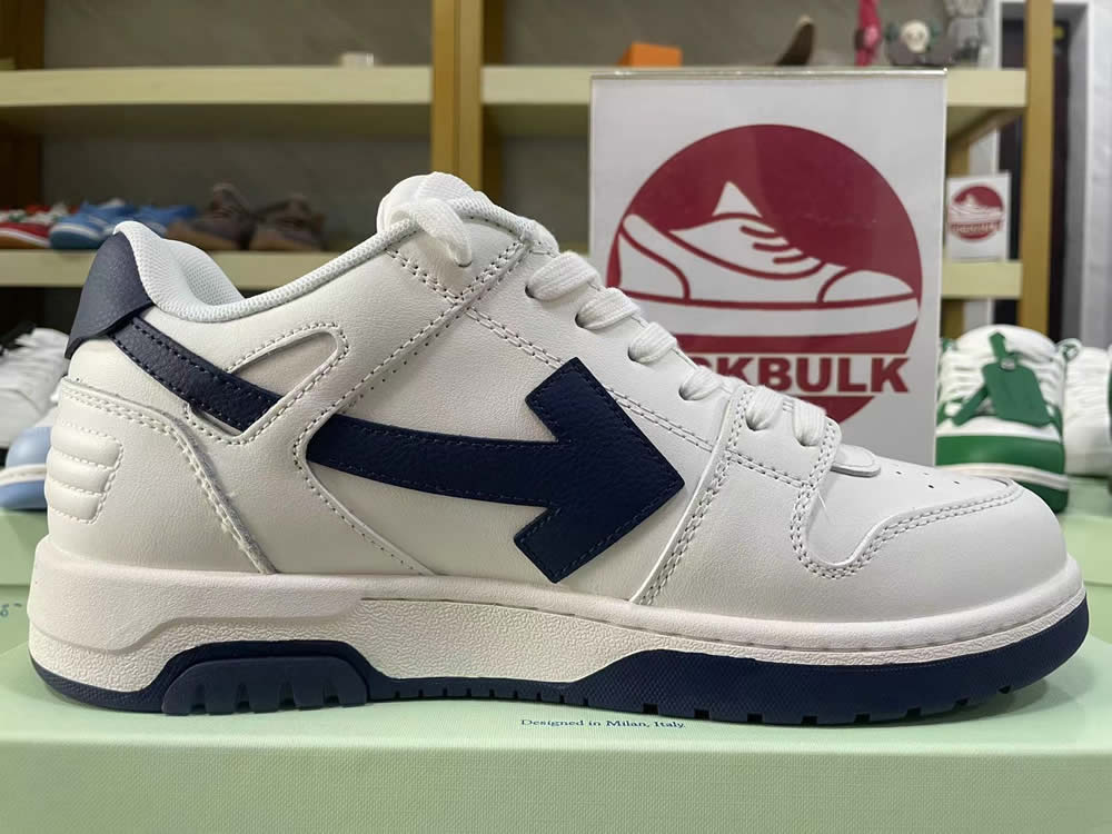 Off White White Navy Blue Out Of Office Ooo Sneakers 222607m237014 8 - www.kickbulk.org