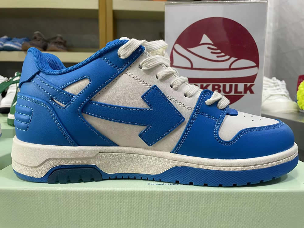 Off White White Blue Out Of Office Ooo Sneakers 222607m237017 9 - www.kickbulk.org
